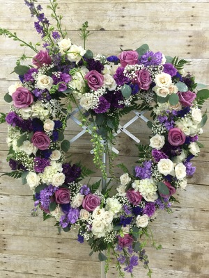 Precious Purple Heart Wreath